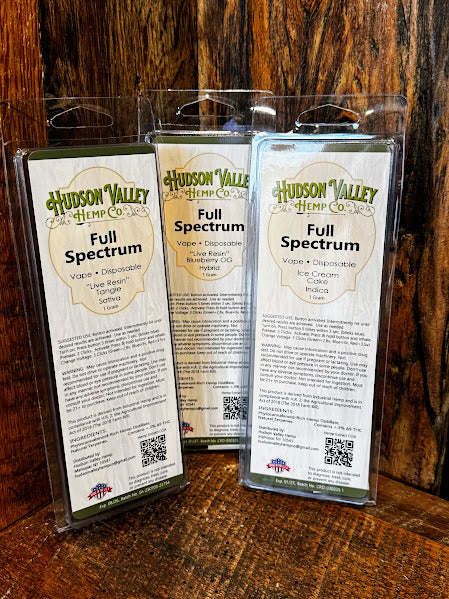 Full-Spectrum CBD Vape Pen | Disposable, Rechargable, & Ready to Use Hudson Valley Hemp Full-Spectrum CBD Vape Pen | Disposable, Rechargable, & Ready to Use Hudson Valley Hemp