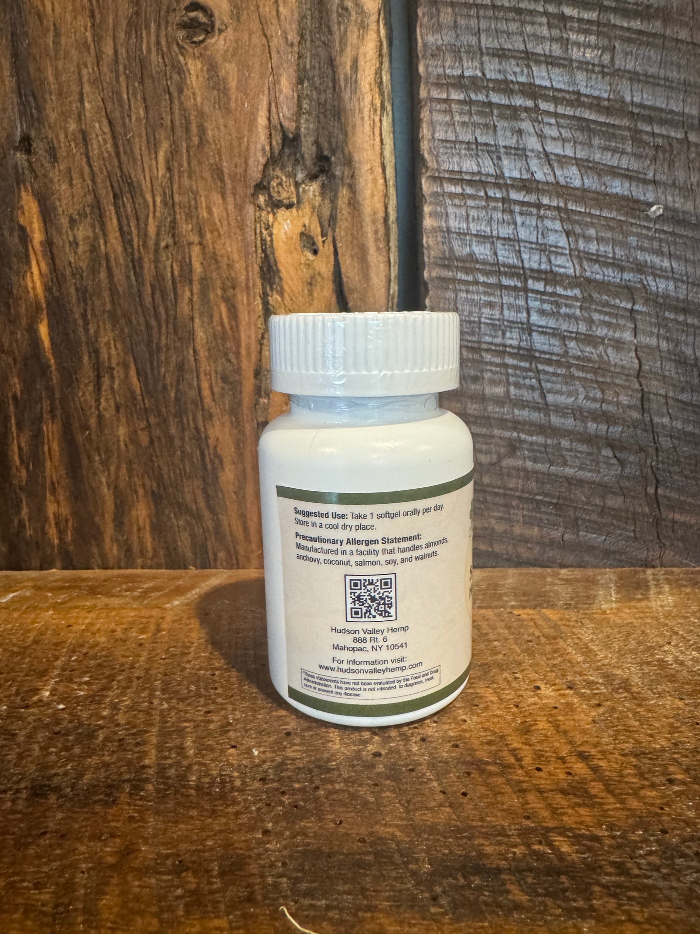 Hudson Valley Hemp 25mg Full-Spectrum CBD Gel Caps – Daily Wellness Support | THC-Compliant