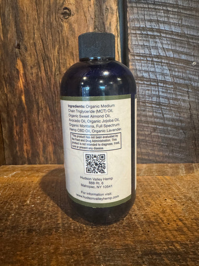 Lavender CBD Massage Oil – 500mg Full-Spectrum Hemp | Soothe Muscles & Calm the Mind