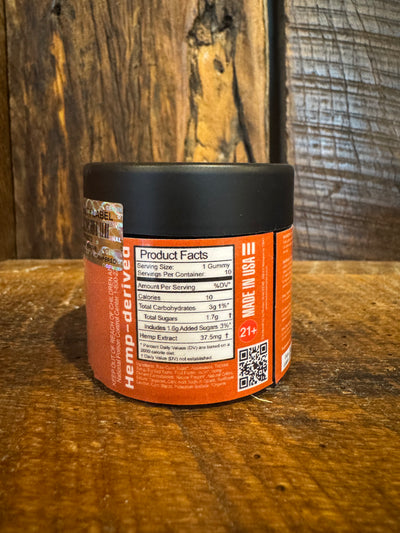 Wind Down – Orange Mango Microdose Gummies
25mg CBD | 10mg CBN | 2.5mg THC (Hemp-Derived)