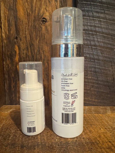VXN Foaming Face Cleanser – CBD + Aloe Vera