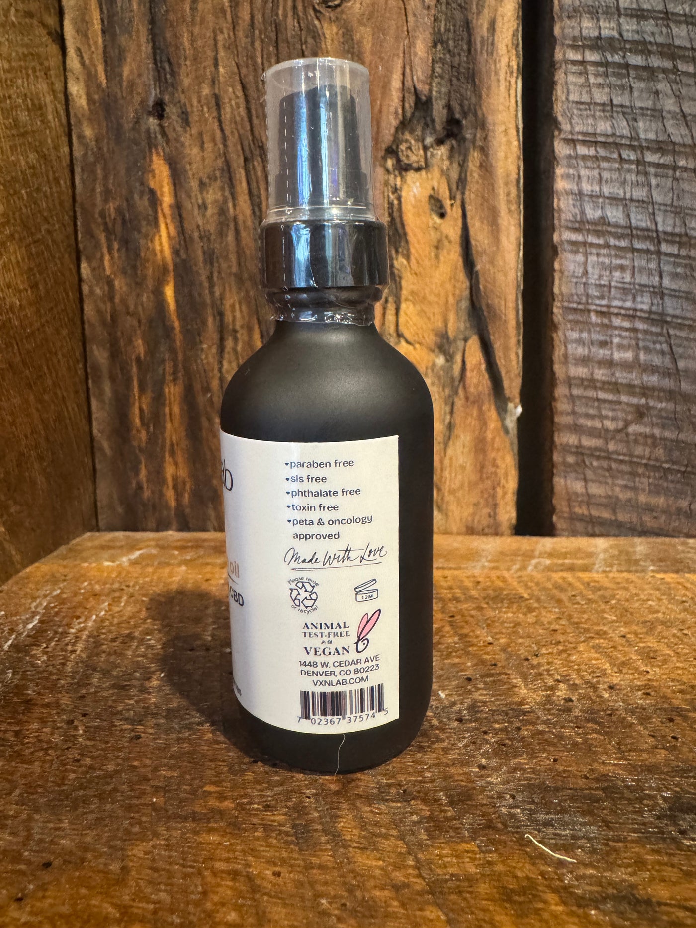 VXN Lab Body & Massage Oil – 250mg Full Spectrum CBD with Jojoba Oil