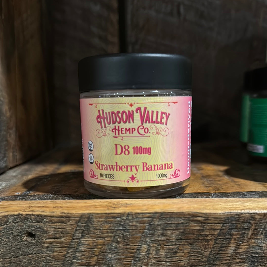 Hudson Valley Hemp 100mg THC Gummies – 10 Count