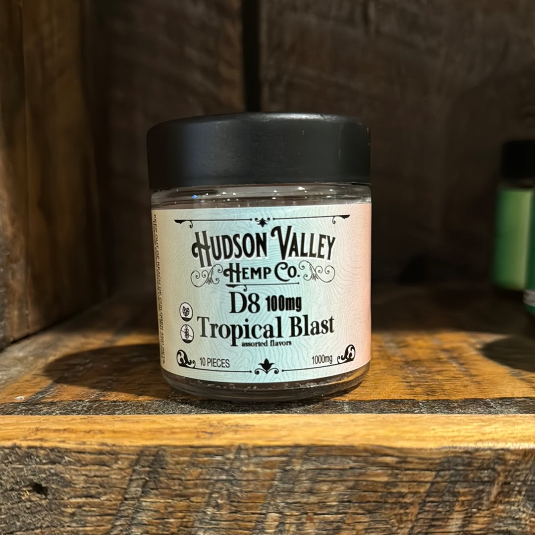 Hudson Valley Hemp 100mg THC Gummies – 10 Count