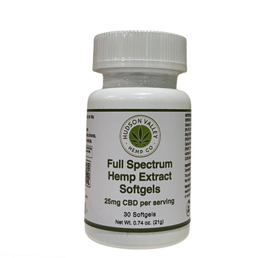Full Spectrum CBD Gel Cap 25 mg